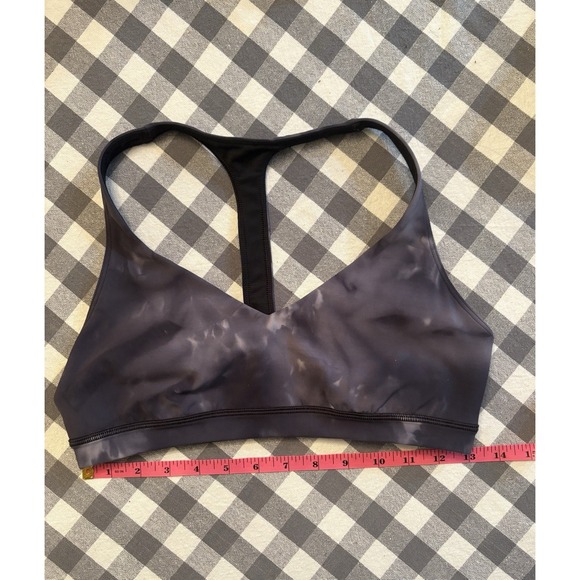 lululemon athletica Other - Lululemon Sports Bra - Purple/Black - Small/XS (13 inch band, has pads)